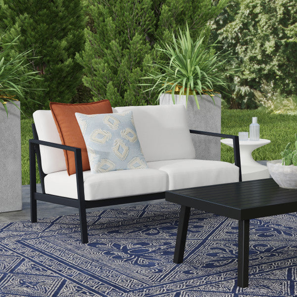 Alora Aluminum Outdoor Loveseat