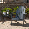 Adirondack Black 1 Chair 1 Table Set