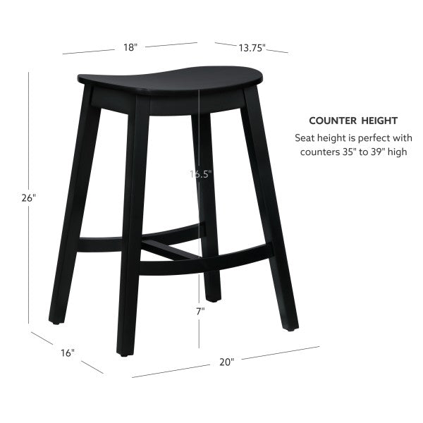 Cappy Backless Counter Stools (Set of 2)