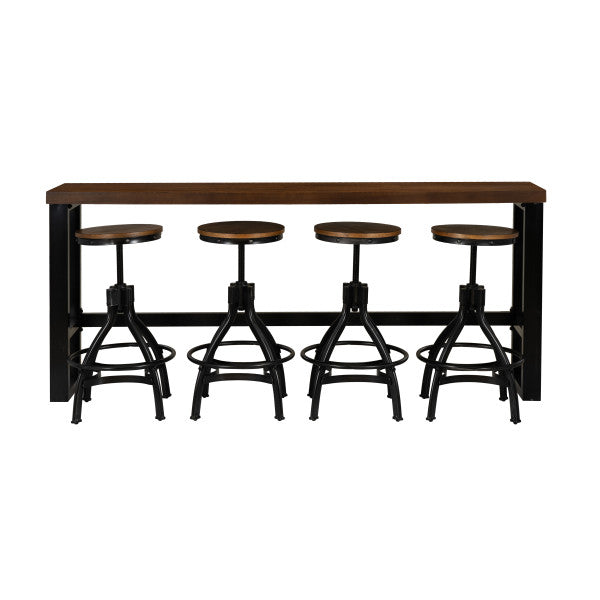 Haywood Sofa Bar 4 Stools 5 Piece Set