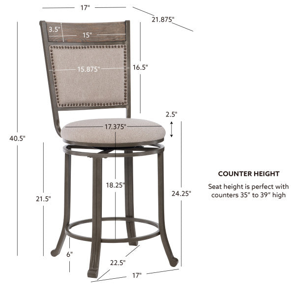 Franklin Swivel Stool
