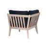Svana Beige or Navy Corner Chair
