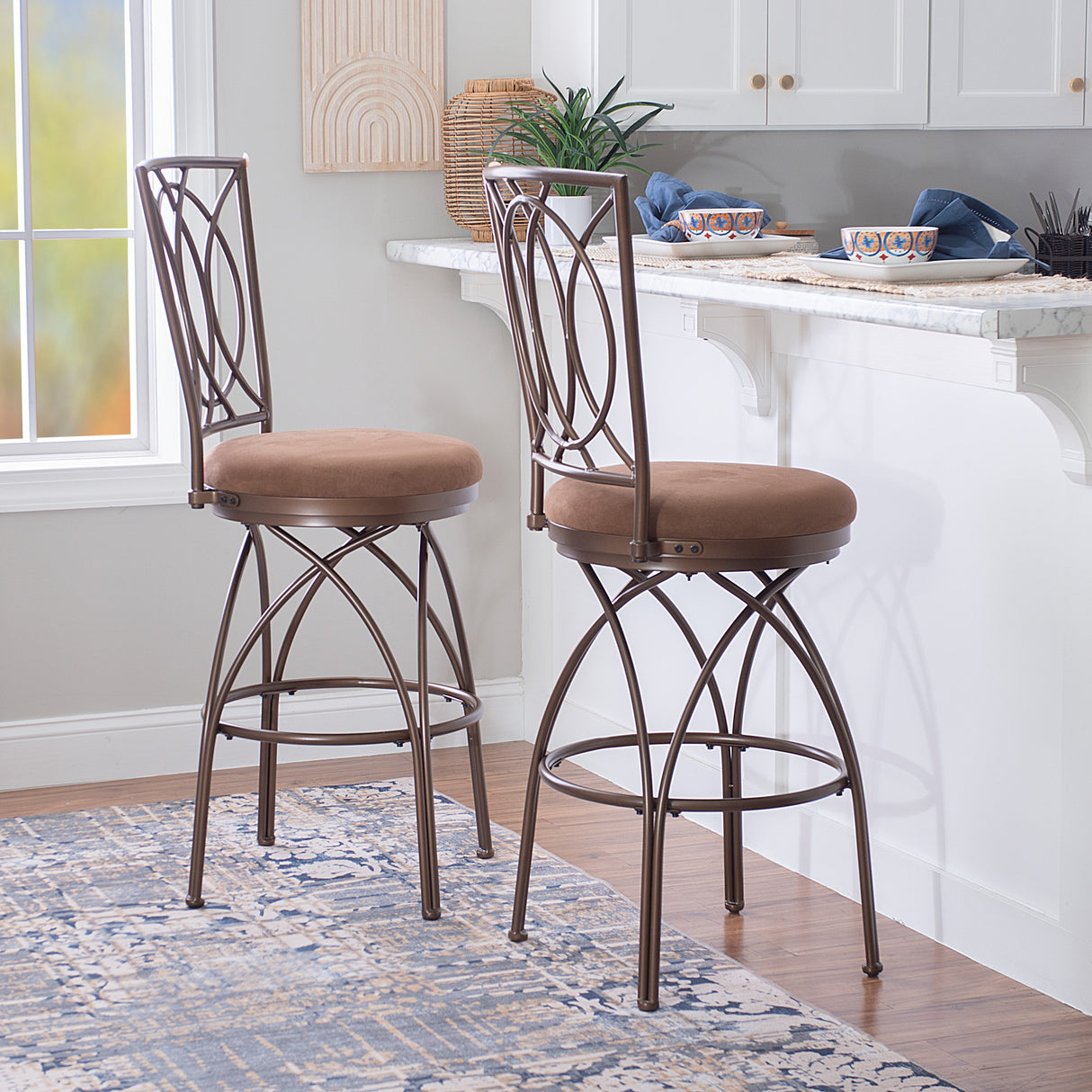 Brasco Big And Tall Bronze Stool