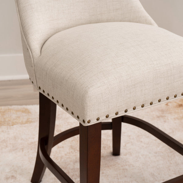 Auden Natural Espresso Stool