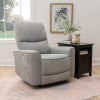 Cadeau Gray Power Recliner