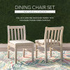 Svana Natural Outdoor Dining Chair (Set of 2)