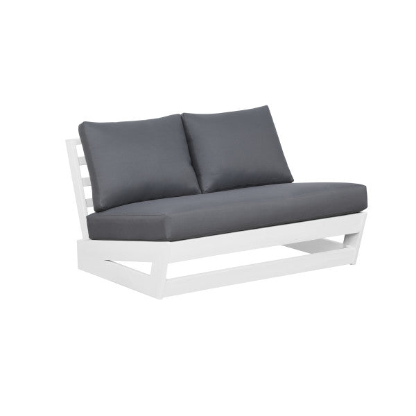 Bluffton Black White or Grey Outdoor Bench
