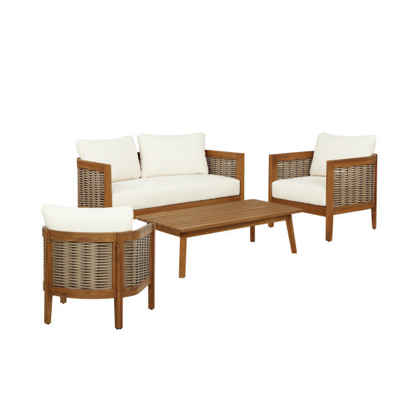 St. Lucia Brown 4PC Outdoor Set