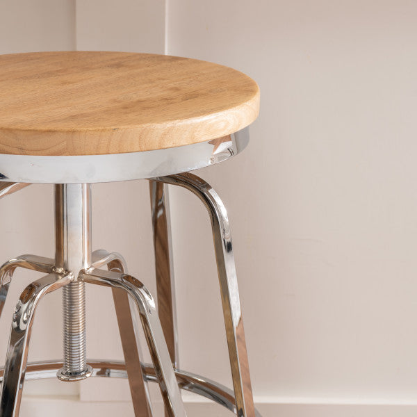 Toby Adjustable Backless Stool