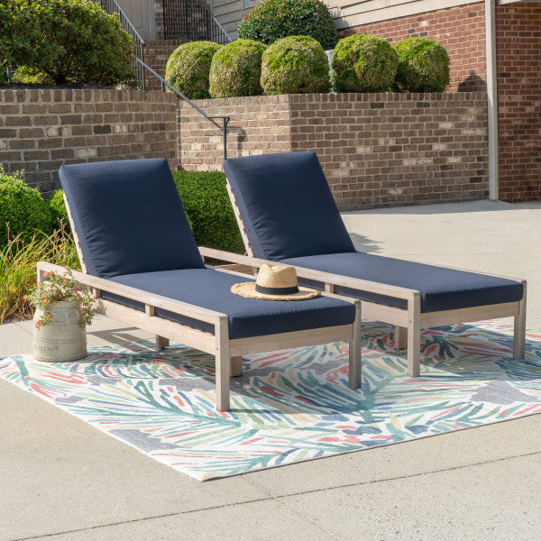 Svana Single or Double Chaise Lounger Set