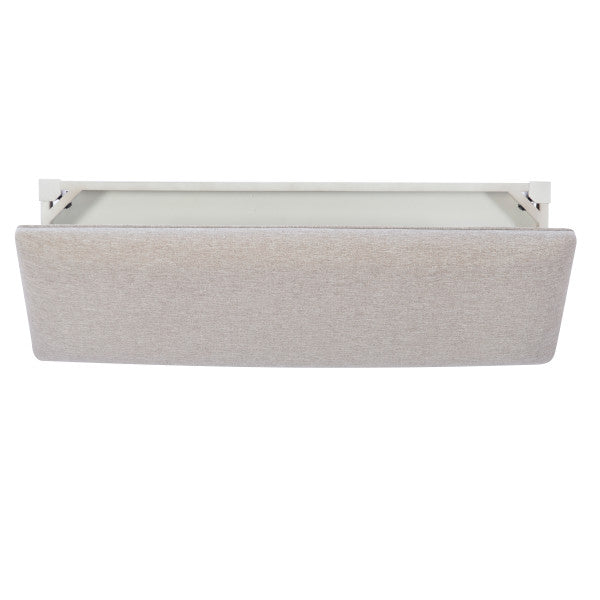Mckoy White Counter Bench