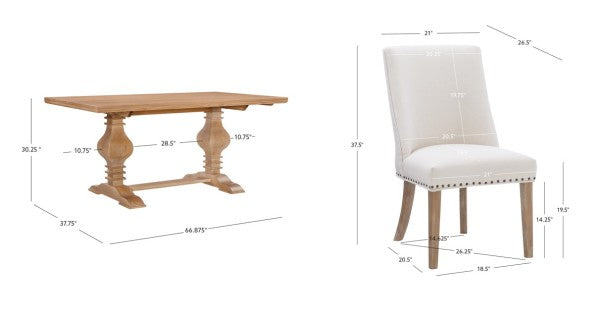 Banks 5 Piece Set Table 4 Chairs