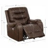Brighton Brown Power Recliner
