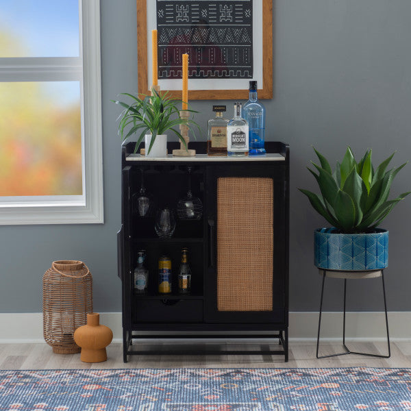 Raphael Cane Bar Cabinet