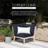 Svana Beige or Navy Corner Chair