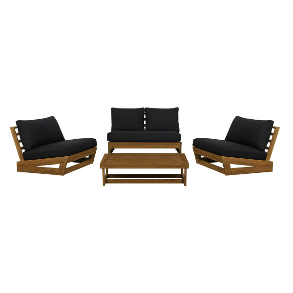 Bluffton Black White or Grey Outdoor 4PC Set