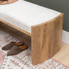 Walden Upholstered Curve Leg Bench