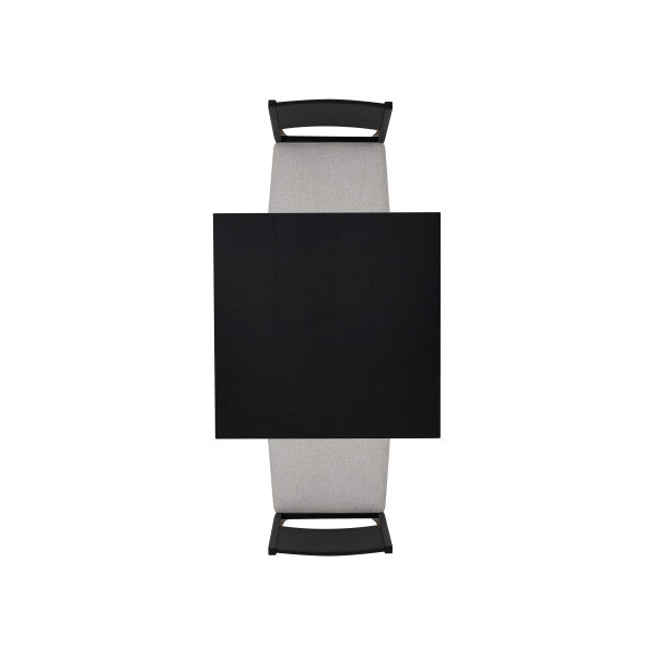 Cosgrove Black Upholstered 3PC Counter Set