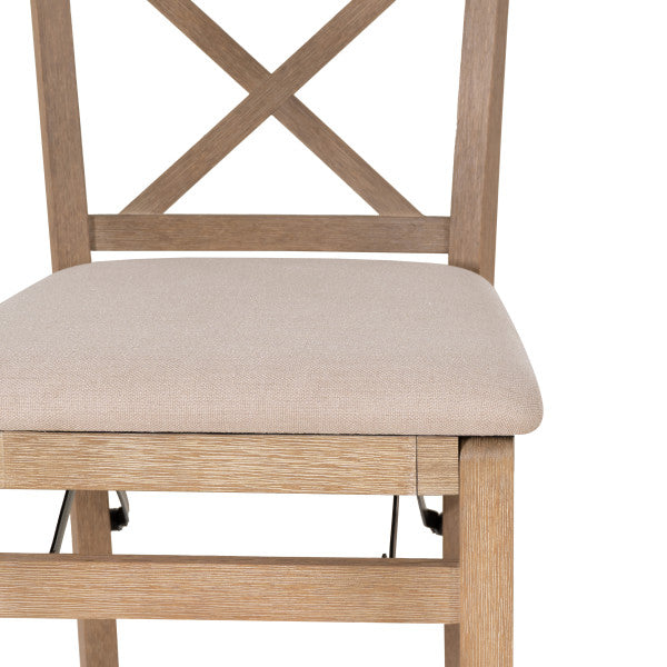 Triena X Back Folding Stool
