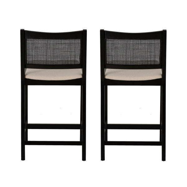 Beaux Cane Stools (Set of 2)