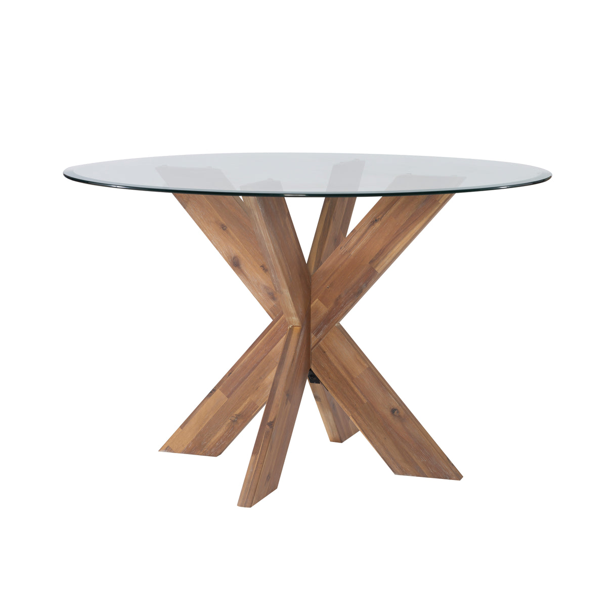 Auden Black Dining Table With Glass