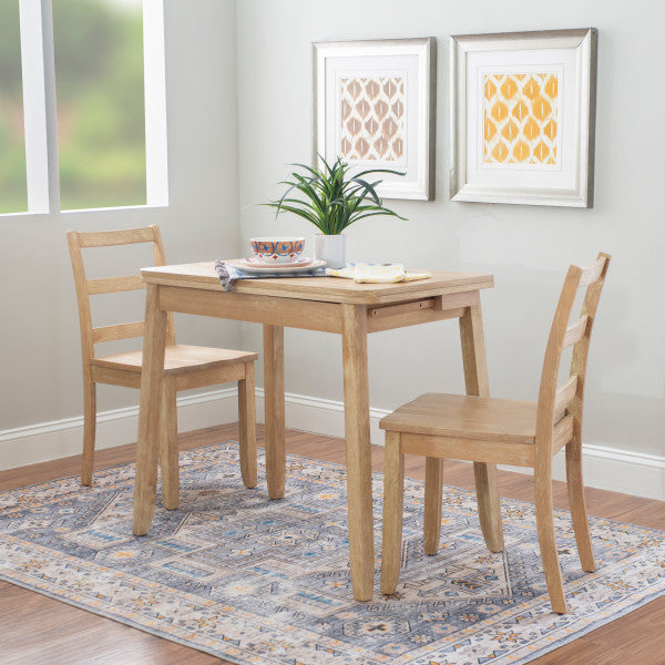 Ashley 3PC Drop Leaf Dining Table Set