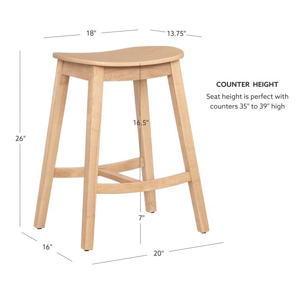 Cappy Backless Counter Stools (Set of 2)