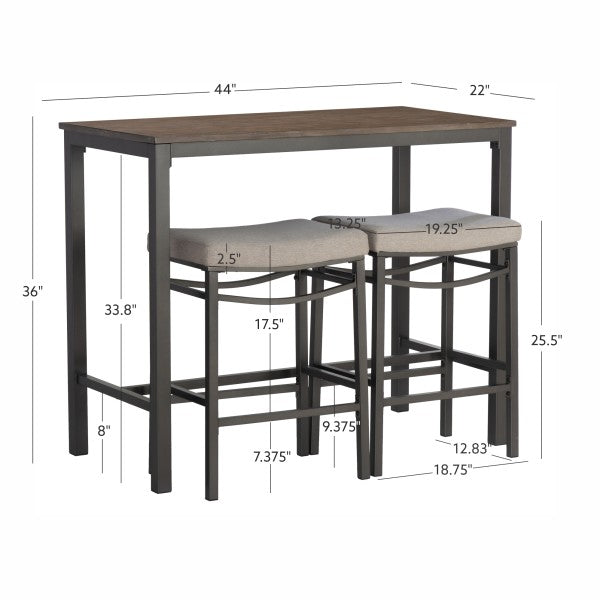 Betty Faux Marble 3 Piece Faux Leather Set