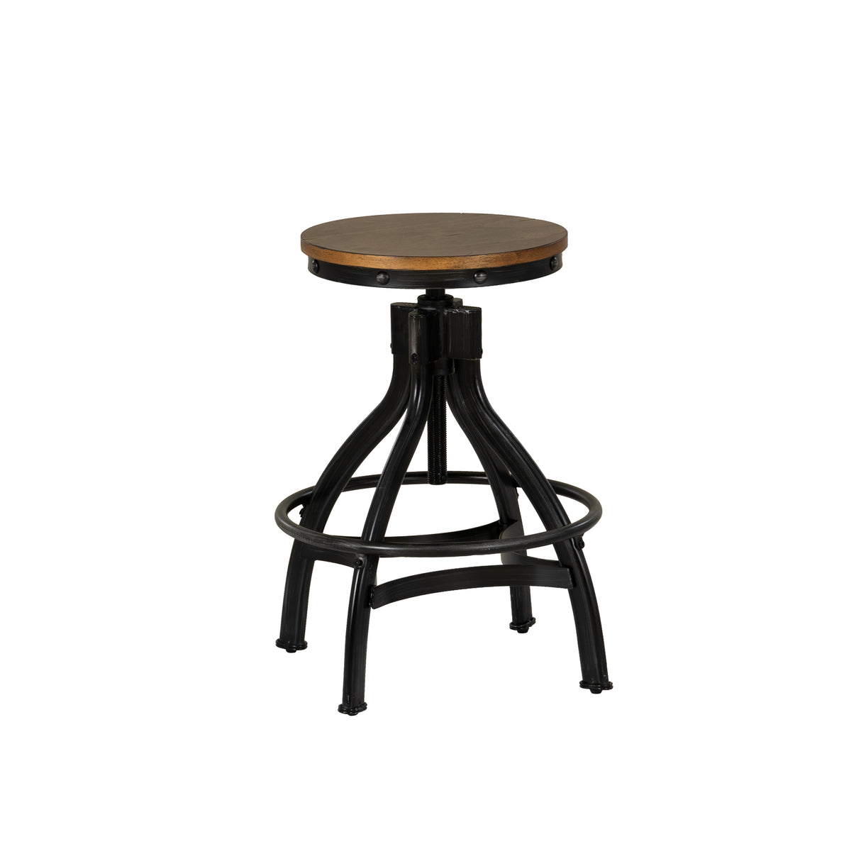 Haywood Adjustable Height Backless Stools (Set of 2)