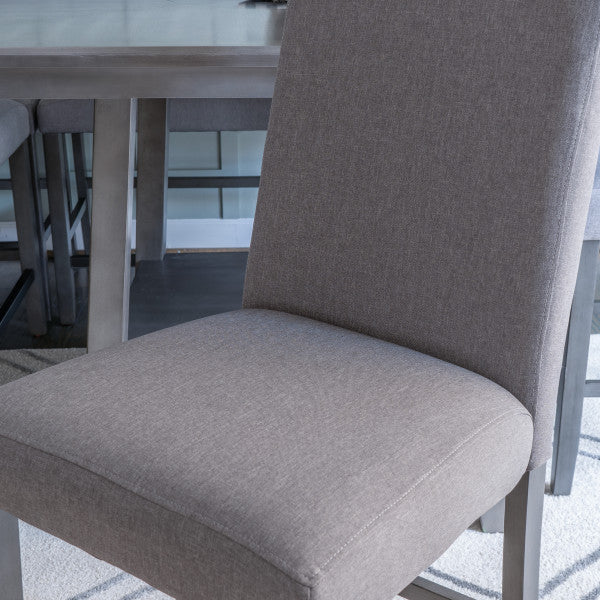 Seneca Gray Counter Group Bench Nook 6PC