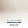Svana Beige or Navy Corner Chair