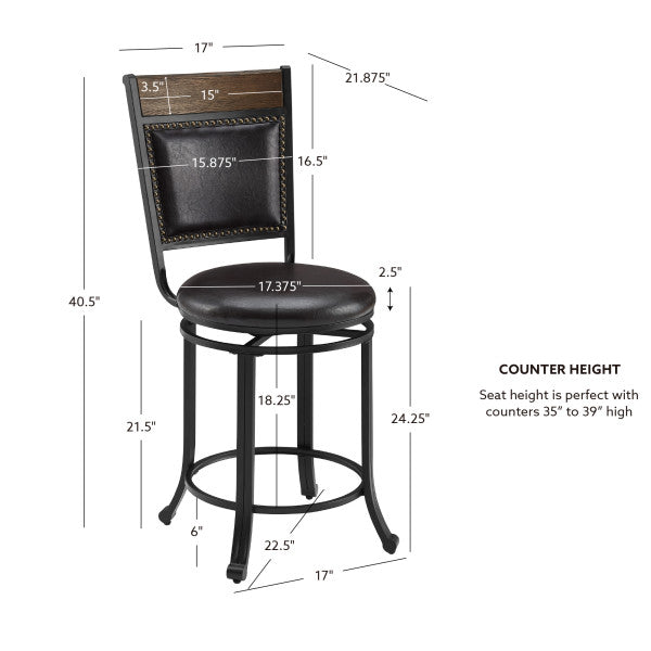 Franklin Swivel Stool