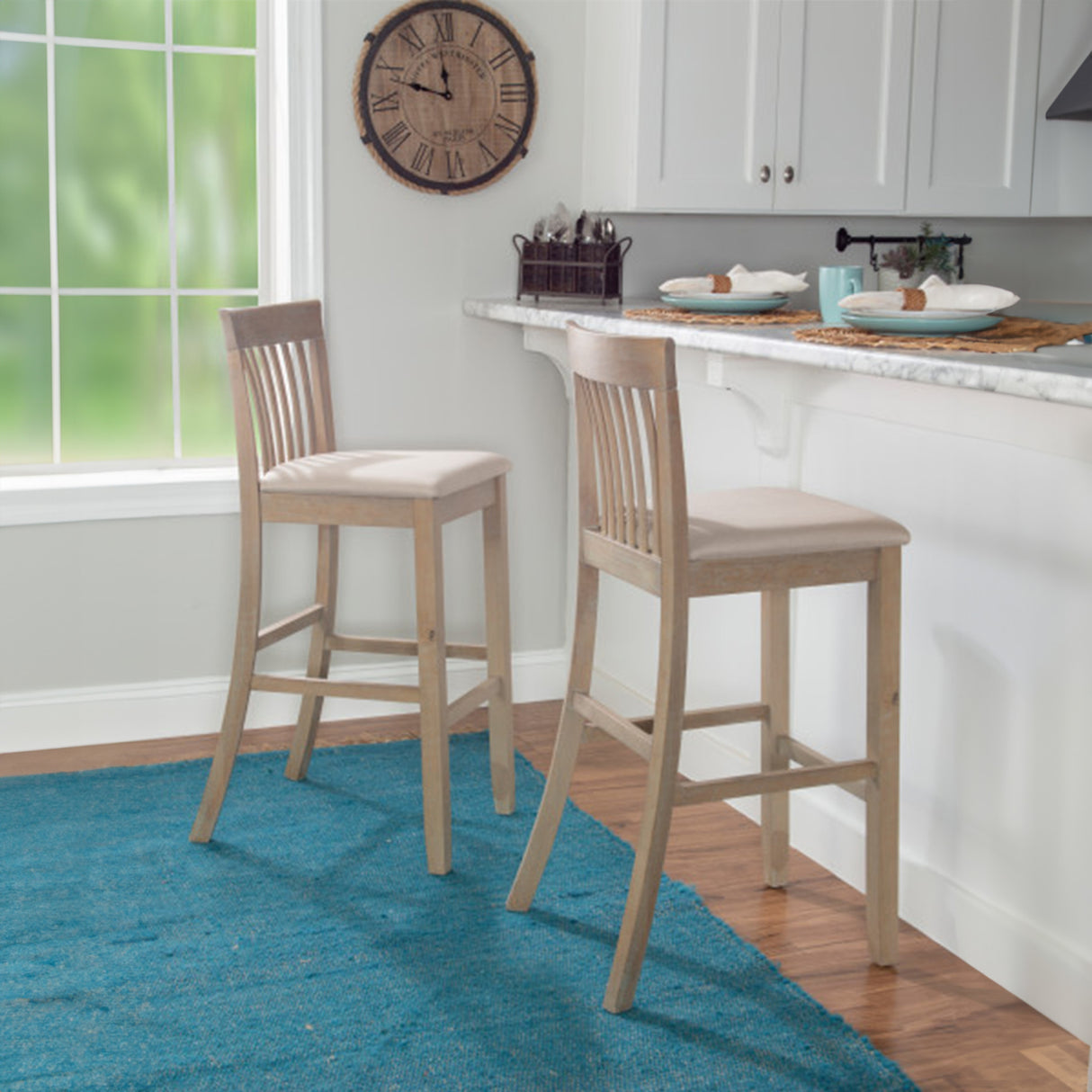 Torino Mission Back Stool