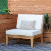 Soha Teak Armless Chair and Corner Chair