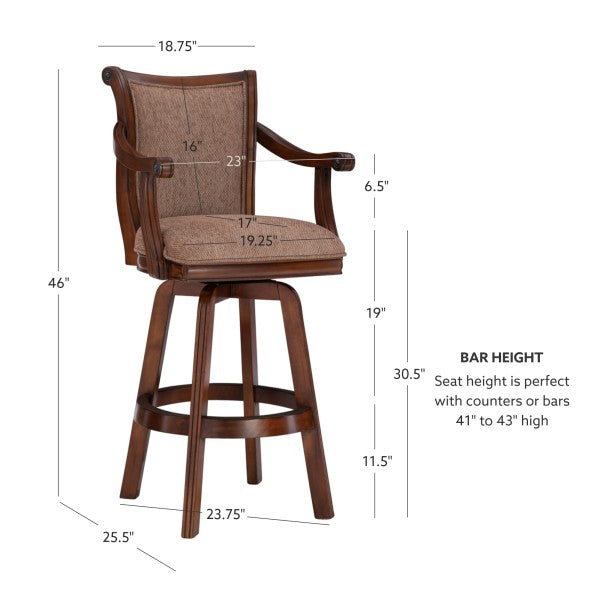 Brandon Swivel Bar Stool