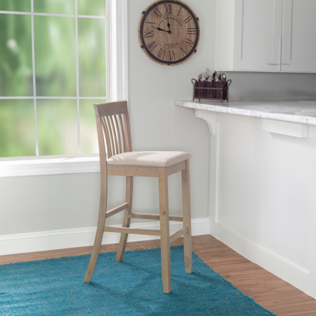 Torino Mission Back Stool