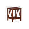 Titian Brown End Table
