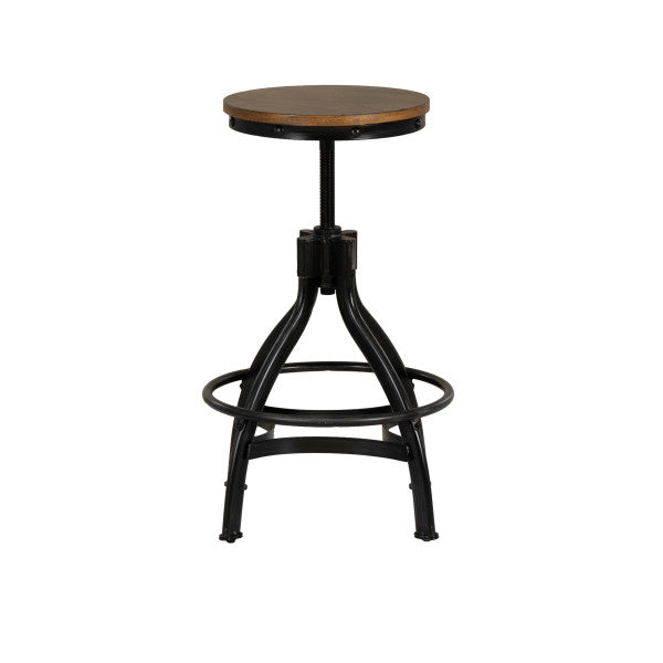 Haywood Adjustable Height Backless Stools (Set of 2)