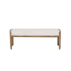 Walden Upholstered Curve Leg Bench