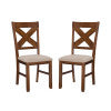 Kraven Dark Hazelnut Dining Set