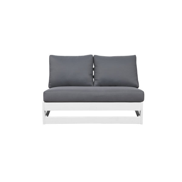 Bluffton Black White or Grey Outdoor Bench