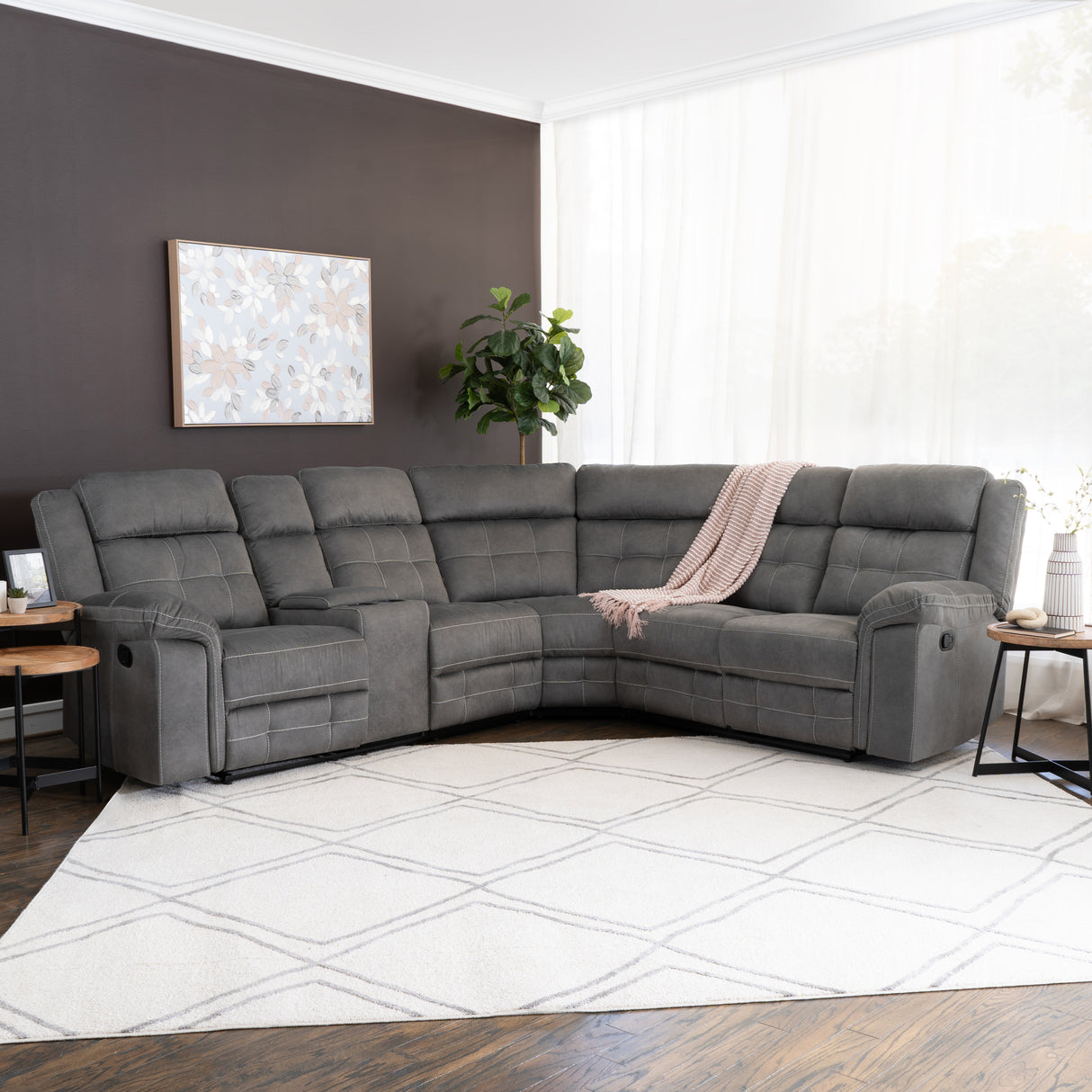 Keystone Gray Sectional