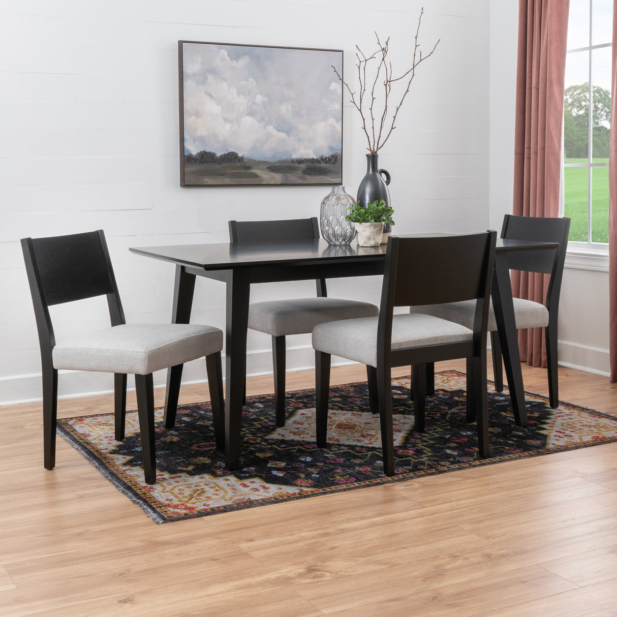 Cosgrove Upholstered Dining Set 5PC