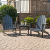 Adirondack Black 2 Chair 1 Table Set