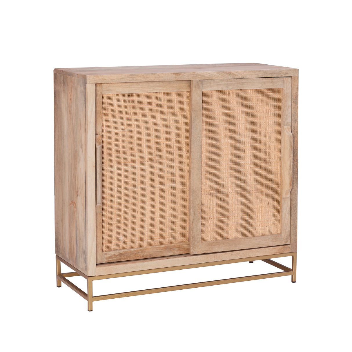Raphael Cane Cabinet Two Sliding Doors