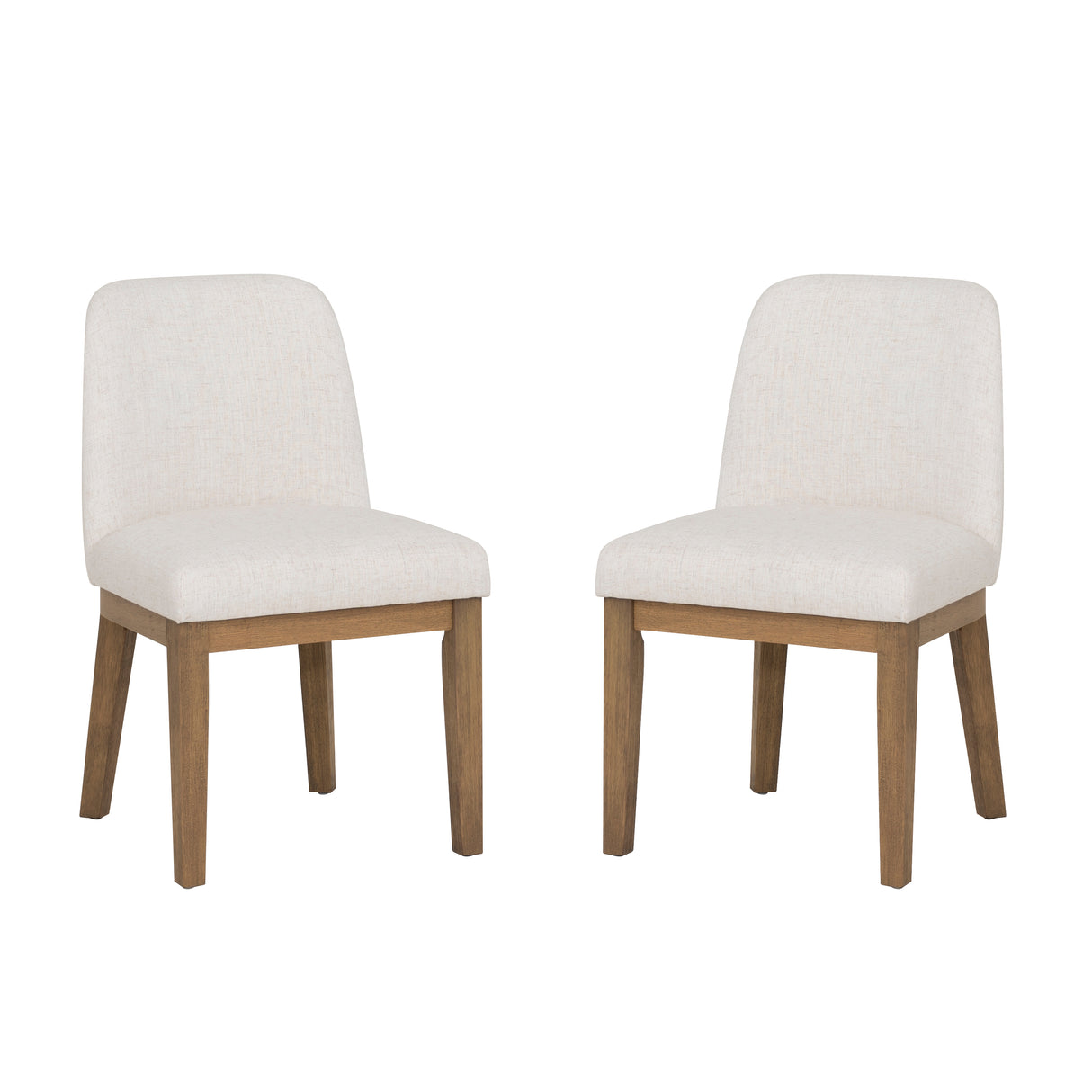Torres Cream Upholstered Side Chairs