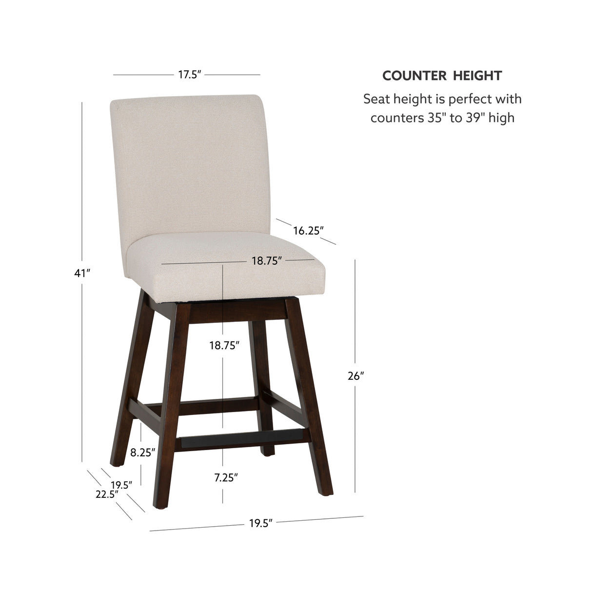 Cohen Swivel Stools (Set of 2)