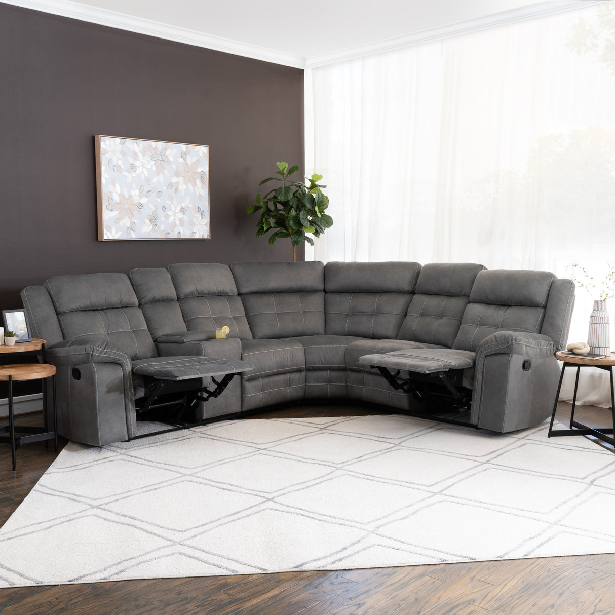 Keystone Gray Sectional
