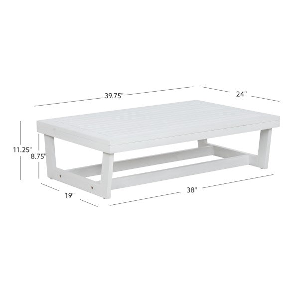 Bluffton Natural or White Cocktail Table