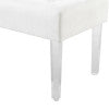 Ella Glitz Acrylic Leg Bench